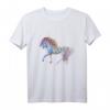 Hengst mit bunter Mähne Motiv Pferd Tiermotiv Reiten T-Shirt – Stylisches Pferde-Design für Reiter und Pferdeliebhaber