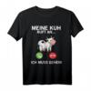 Kuh ruft an ich muss gehen! Lustiges Bauernhof T-Shirt für Landwirte, Bauern & Kinder – Ideal als Geschenk für Landwirte und Tierliebhaber