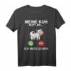 Kuh ruft an ich muss gehen! Lustiges Bauernhof T-Shirt für Landwirte, Bauern & Kinder – Ideal als Geschenk für Landwirte und Tierliebhaber