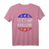 Let's Go Marken-Knopf T-Shirt - Klassisch geschnitten, doppelt genähter Saum, bequem & stylisch