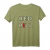Rote Pille T-Shirt - Klassisches, stylisches Matrix-Design mit doppeltem Saum