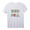 Rote Pille T-Shirt - Klassisches, stylisches Matrix-Design mit doppeltem Saum