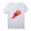 Marokko Karte mit Herzschlag Vintage Flagge T-Shirt – Perfekt für Marokko Fans, Urlauber und Stolzträger