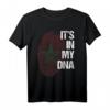 Marokko T-Shirt mit Flagge & DNA Motiv - Stolzes Marokkaner Geschenk für Fans & Heimatliebhaber