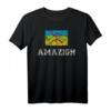 Amazigh Flagge T-Shirt für Berber Männer, Frauen & Kinder – Patriotisches Geschenk für Feiertage, Sport & Kultur
