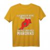Marokkanische Flagge T-Shirt | Geschenk für Marokko Fans & Urlauber | Lustiges Marokko Design für Männer, Frauen & Kinder