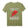 Marokkanische Flagge T-Shirt | Geschenk für Marokko Fans & Urlauber | Lustiges Marokko Design für Männer, Frauen & Kinder