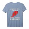 Marokkanische Flagge T-Shirt | Geschenk für Marokko Fans & Urlauber | Lustiges Marokko Design für Männer, Frauen & Kinder