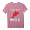 Marokkanische Flagge T-Shirt | Geschenk für Marokko Fans & Urlauber | Lustiges Marokko Design für Männer, Frauen & Kinder