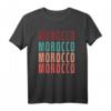 Marokko Morocco Vintage Retro T-Shirt für Fans & Freunde - Klassisch geschnitten & langlebig