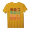 Marokko Morocco Vintage Retro T-Shirt für Fans & Freunde - Klassisch geschnitten & langlebig