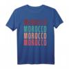 Marokko Morocco Vintage Retro T-Shirt für Fans & Freunde - Klassisch geschnitten & langlebig