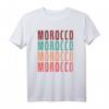 Marokko Morocco Vintage Retro T-Shirt für Fans & Freunde - Klassisch geschnitten & langlebig