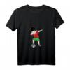 Damen Dabbing Soccer Boy Marokko Fußball – Lustiges marokkanisches Supporter T-Shirt mit V-Ausschnitt, perfekt als Geschenk für Fußballfans, Kinder und Teenager