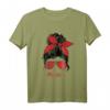 Marokko Mädchen Marokkanische Frauen Flagge T-Shirt – Kulturelles Mode-Statement für Marokko Fans