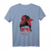 Marokko Mädchen Marokkanische Frauen Flagge T-Shirt – Kulturelles Mode-Statement für Marokko Fans
