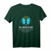 THE CHAOS THEORY Blau Schmetterling T-Shirt – Geschenk für Physiker, Mathematiker & Studenten zum Geburtstag oder Weihnachten