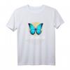THE CHAOS THEORY Blau Schmetterling T-Shirt – Geschenk für Physiker, Mathematiker & Studenten zum Geburtstag oder Weihnachten
