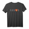 Mazedonisches Heartbeat I Love North Mazedonien T-Shirt - Patriotisches Souvenir für Touristen, Fans & Familienmitglieder