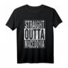 Gerade Outta Mazedonien T-Shirt – Vintage Style, Reisekleidung & Geschenkidee für Mazedonier, Touristen & Urlauber