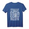 Gerade Outta Mazedonien T-Shirt – Vintage Style, Reisekleidung & Geschenkidee für Mazedonier, Touristen & Urlauber