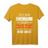 Ehemann Einer Mazedonin Mazedonien Mazedone Geschenk T-Shirt - Humorvolles Balkan-Motiv für Ehemänner und Liebhaber der Region