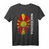 Nordmazedonien Flagge T-Shirt & Fanartikel – Patriotisches Geschenk für Fans, Familien & Freunde