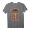 Deutsch Aufgewachsen Mazedonische Wurzeln Nord-Mazedonien T-Shirt – Perfektes Geschenk für Familie & Freunde
