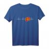 Unisex Herzschlag T-Shirt mit Mazedonien Motiv – Perfektes Geschenk zu Weihnachten und Geburtstag für Macedonia Fans