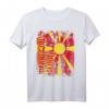 Nordmazedonien Flagge T-Shirt für Damen, Herren & Kinder – Klassisch geschnitten, doppelt genähter Saum