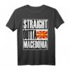 Mazedonien Flagge T-Shirt - Stolz Geschenk für Mazedonier, Personalisiert, Premium Qualität, Ideal für Geburtstage & patriotische Anlässe