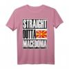 Mazedonien Flagge T-Shirt - Stolz Geschenk für Mazedonier, Personalisiert, Premium Qualität, Ideal für Geburtstage & patriotische Anlässe