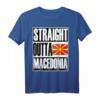 Mazedonien Flagge T-Shirt - Stolz Geschenk für Mazedonier, Personalisiert, Premium Qualität, Ideal für Geburtstage & patriotische Anlässe