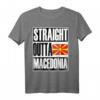 Mazedonien Flagge T-Shirt - Stolz Geschenk für Mazedonier, Personalisiert, Premium Qualität, Ideal für Geburtstage & patriotische Anlässe