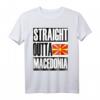 Mazedonien Flagge T-Shirt - Stolz Geschenk für Mazedonier, Personalisiert, Premium Qualität, Ideal für Geburtstage & patriotische Anlässe