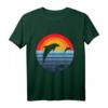 Meer Strand Urlaub Sonnenuntergang Retro Vintage Delphin T-Shirt für Kinder und Erwachsene – Perfekt für Urlaubsreisen, Bootstouren und Meerliebhaber