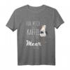Taxi ans Meer T-Shirt - Lustiges Küsten- und Meeres-Spruchshirt für Nord- und Ostsee-Liebhaber, Urlaub & Geburtstagsgeschenk