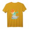 Lustiges Meerjungfrau auf Wal T-Shirt für Kinder - Süßes Meerestier Cartoon mit Fontäne, perfekt als Geschenkidee