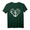 Norddeutsches Herz Anker Hafen Küste Meer T-Shirt – Perfektes Geschenk für Norddeutsche, Freunde des Nordens & Meeresliebhaber