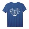 Norddeutsches Herz Anker Hafen Küste Meer T-Shirt – Perfektes Geschenk für Norddeutsche, Freunde des Nordens & Meeresliebhaber