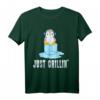 Lustiges Pinguin T-Shirt mit Eiswürfel-Motiv - Perfekt für Sommer, Geburtstage, Weihnachten & als Geschenk für Tierliebhaber