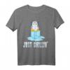 Lustiges Pinguin T-Shirt mit Eiswürfel-Motiv - Perfekt für Sommer, Geburtstage, Weihnachten & als Geschenk für Tierliebhaber