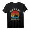 HapKoala Vintage Shark Meeresschutz T-Shirt – Lustiges Hai-Design für Umweltbewusste & Meeresschützer