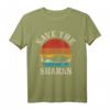 HapKoala Vintage Shark Meeresschutz T-Shirt – Lustiges Hai-Design für Umweltbewusste & Meeresschützer