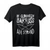 In Gedanken Barfuß am Strand T-Shirt - Für Fernweh, Reise- und Meerliebhaber mit niedlichem Papierboot Design