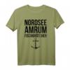 Nordsee Amrum Fischbrötchen Moin Strand Meer Norden Anker T-Shirt – Perfektes Geschenk für Küsten- und Meerliebhaber, Urlaub & Strand Fans