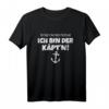 Der Käpt'n hat immer Recht - Vintage Weiß Segel T-Shirt für Segler, Skipper & Kapitäne als lustiges Geschenk