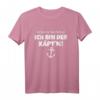 Der Käpt'n hat immer Recht - Vintage Weiß Segel T-Shirt für Segler, Skipper & Kapitäne als lustiges Geschenk