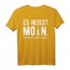 Norden Es Heißt Moin - Plattdeutsch Meer Motiv T-Shirt für Strandliebhaber & Norddeutschland Fans – Perfekt als Urlaubsgeschenk zu Weihnachten, Geburtstag & Vatertag