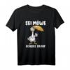 Alles Egal Norden Sei Möwe Scheiß drauf T-Shirt – Für Meerliebhaber, Nordsee-Fans und humorvolle Gesten bei Geburtstagen & Partys